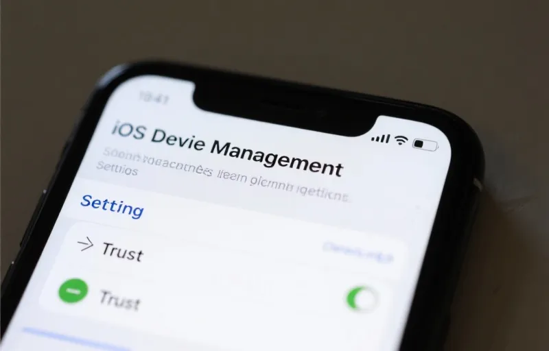 iOS设备信任设置演示